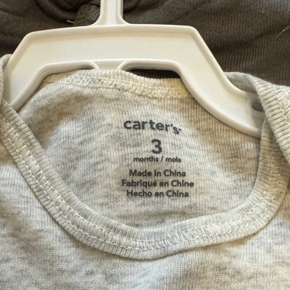 Carter's Gray Baby Outfit Set